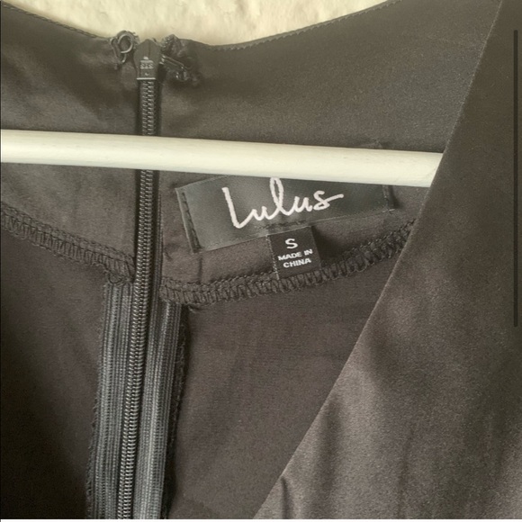 New Lulus Black Long Sleeve Mini Party Dress - Picture 2 of 4